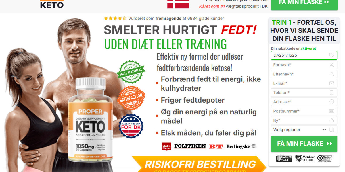 Proper Keto Capsules DK Officiel hjemmeside, anmeldelser og pris