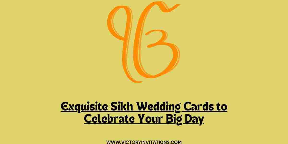 Exquisite Sikh Wedding Cards to Celebrate Your Big Day