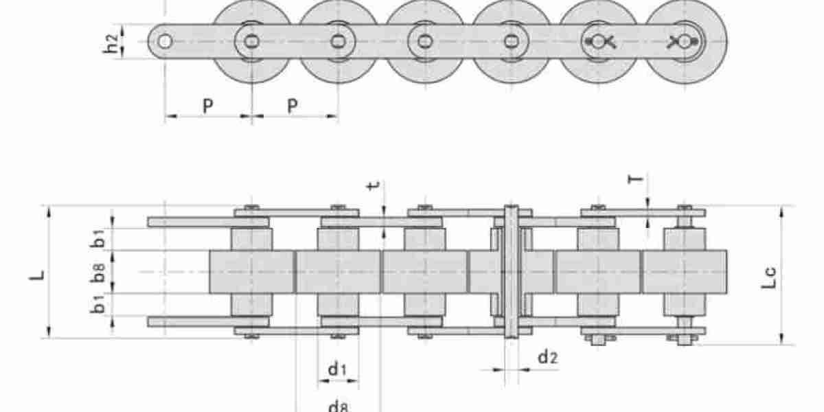 Structure composition and main parameter determination of o-ring sealed chain