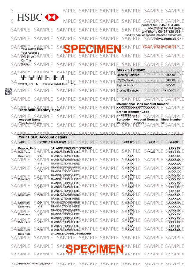 Fake Bank Statements