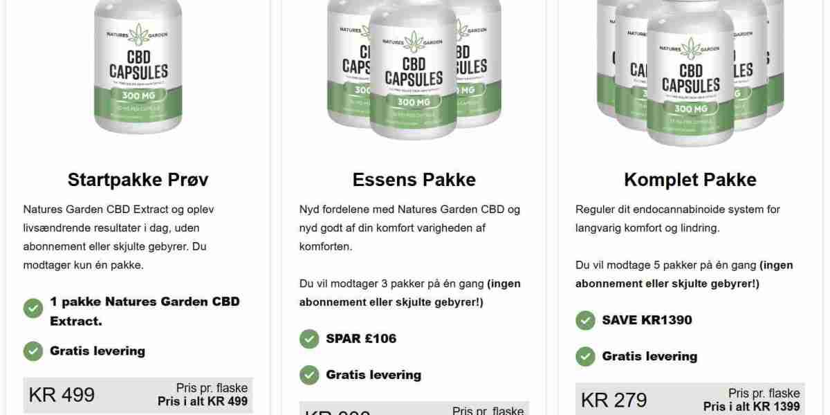 Natures Garden CBD Capsules Danmark anmeldelser, arbejde og orden