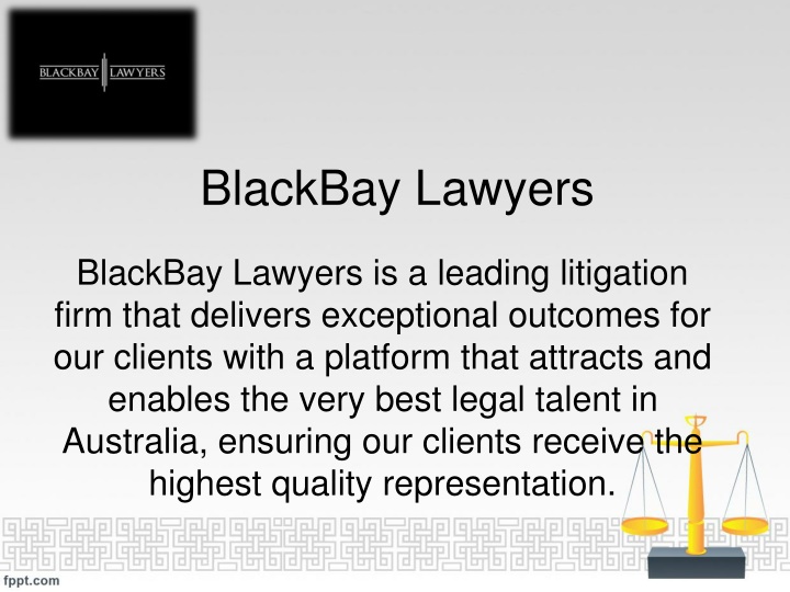 PPT - Intellectual Property Lawyers Sydney - Blackbaylawyers PowerPoint Presentation - ID:13775864