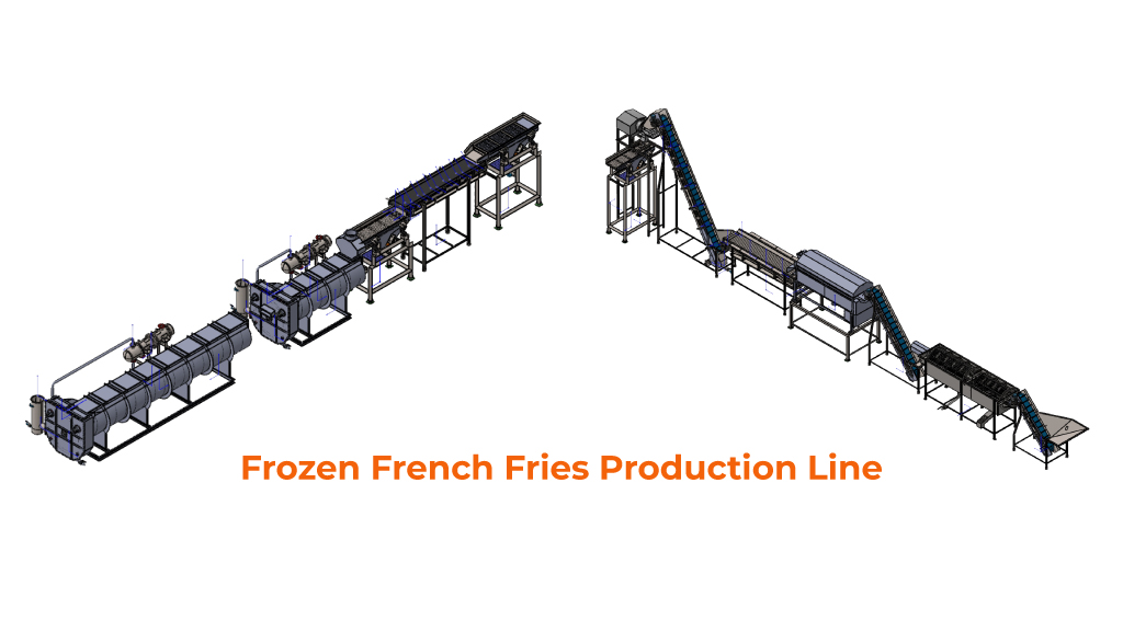 Frozen French Fries Production Line | Fry And Bake