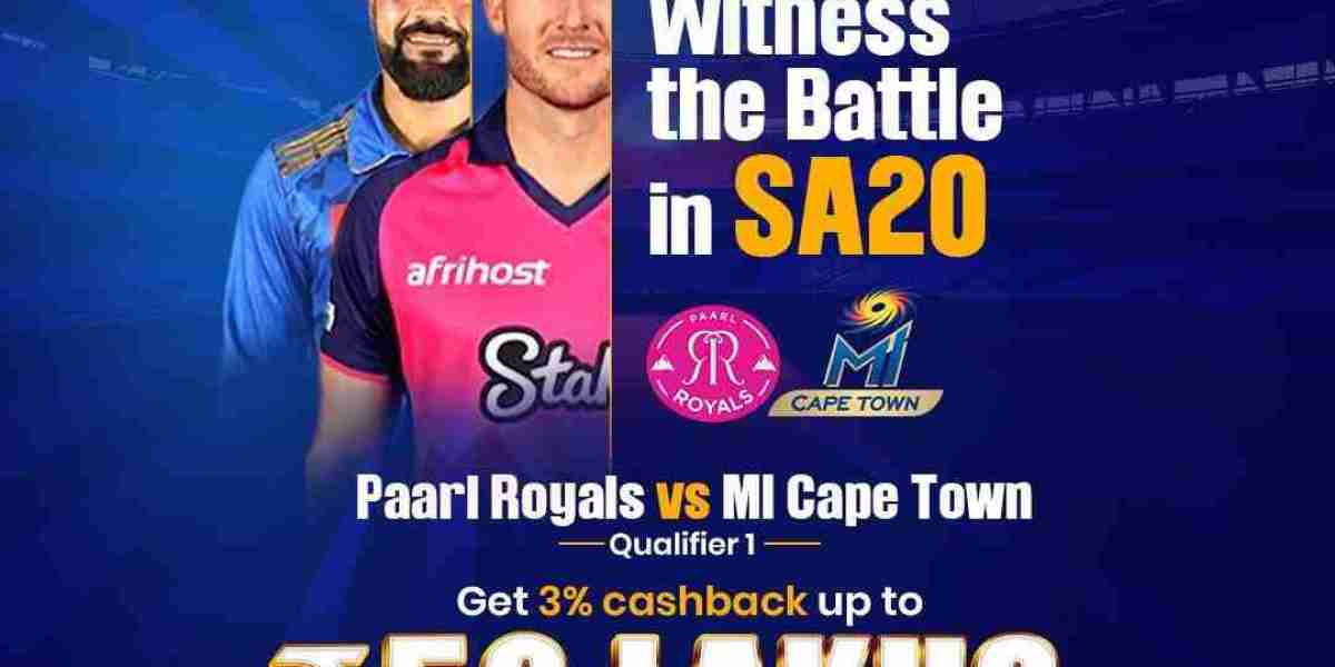 Witness the Battle in SA20 Paarl Royals VS MI Cape Town Qualifier 1 on Winexch