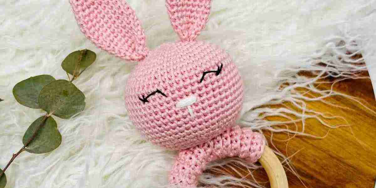 Hop into Cuteness: Discover the Bunny Crochet Rattle!