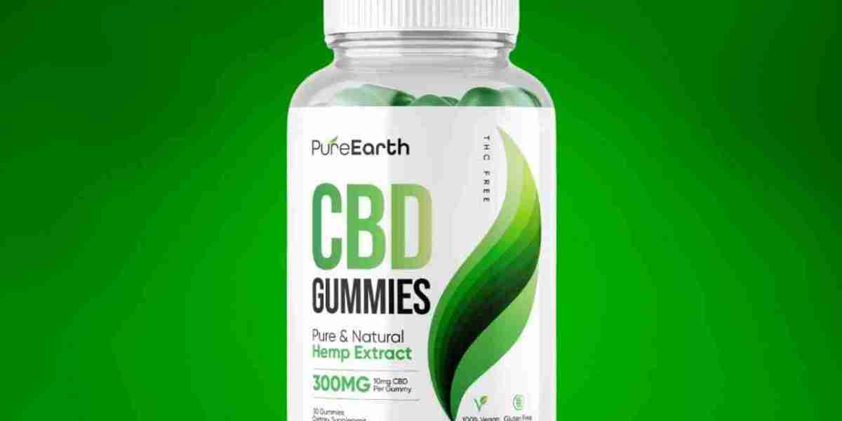 How do Pure Earth Gummies help with pain relief?