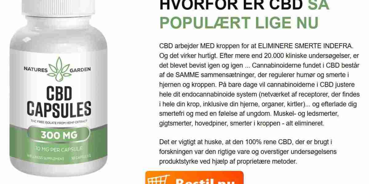 Natures Garden CBD Capsules DK anmeldelser, pris & køb nu