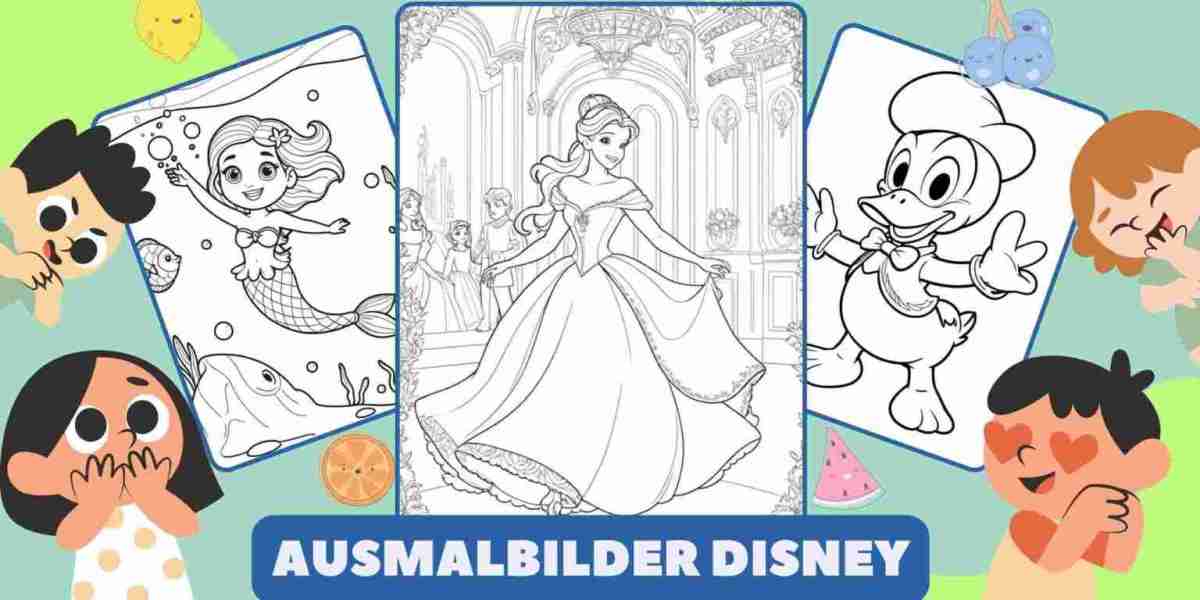 Ausmalbilder Disney – Kreatives Ausmalen – Verwandle Disney Figuren in deinen eigenen Stil