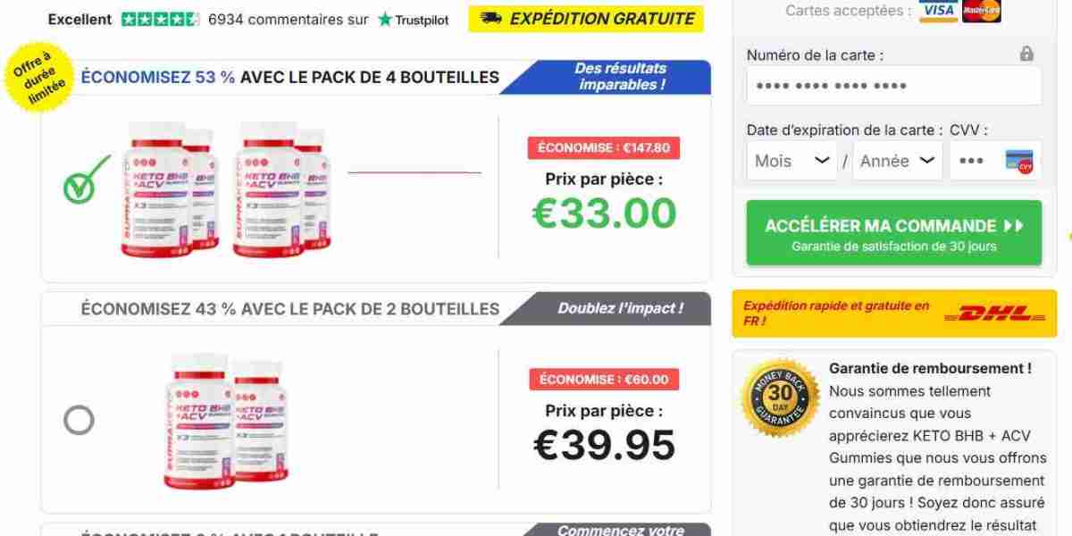 Supra Keto BHB + ACV Gummies France Avis, fonctionnement et prix à vendre