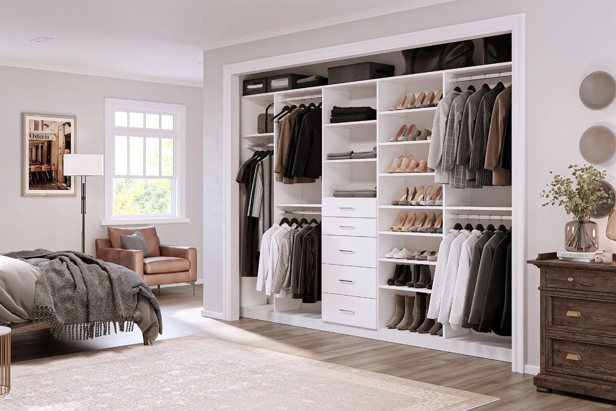 Custom Reach-In Closets & Storage Solutions | Space Age Closets